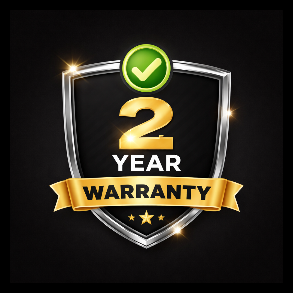 2 Year Warranty